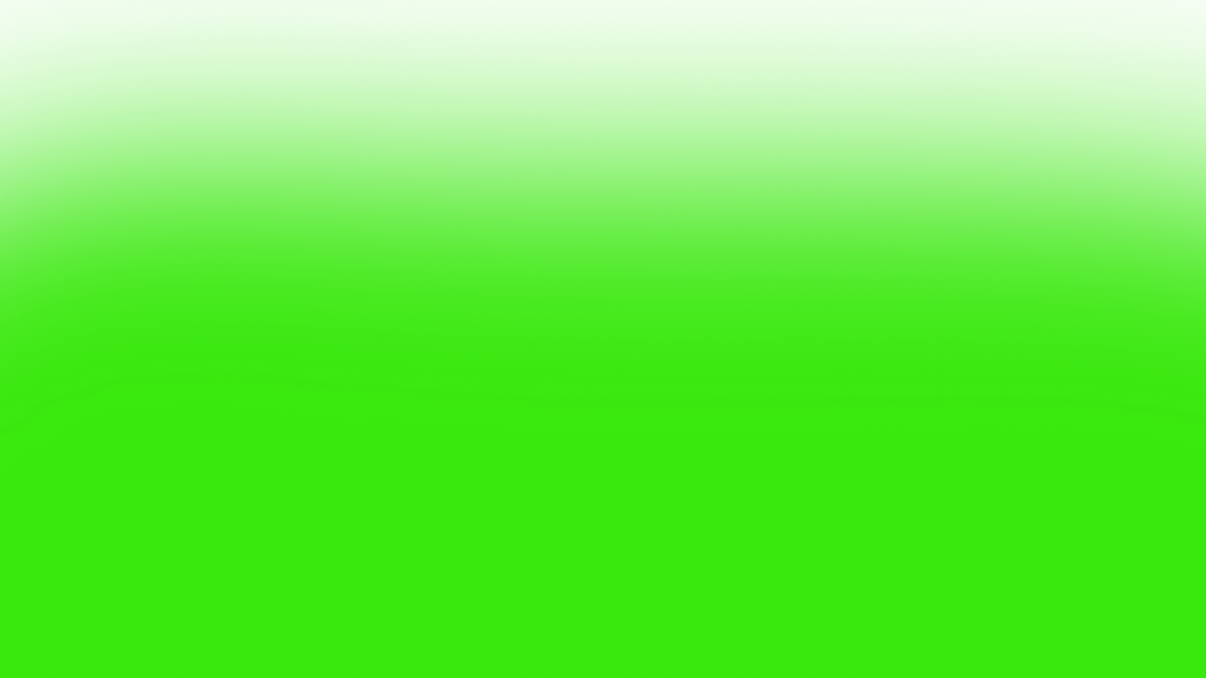 Fading Neon Green Gradient